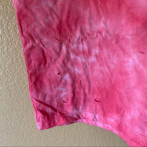 Forever 21 Tie-Dye Distressed Men's T-Shirt - Size Medium - Picture 3 of 6